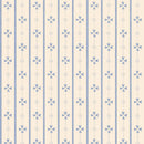 Original Scandinavian Cottage Stripe wallpaper – cozy striped wallpaper for boys and girls.