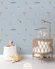 Wallpaper Atelier Florentine - Rabbits Gym Blue