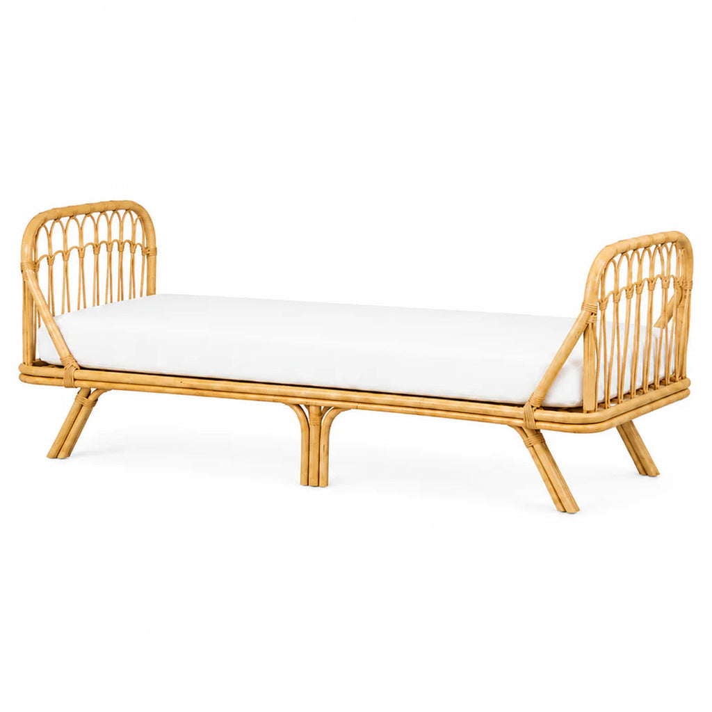 Leo & Moon Rattan Einzelbett 'Anna' (Gesetz)