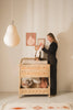 Rattan commode/ change table - Leo & Moon