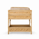 Rattan commode/ change table - Leo & Moon