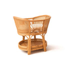Leo & Moon Rattan Cradle con spazio di archiviazione