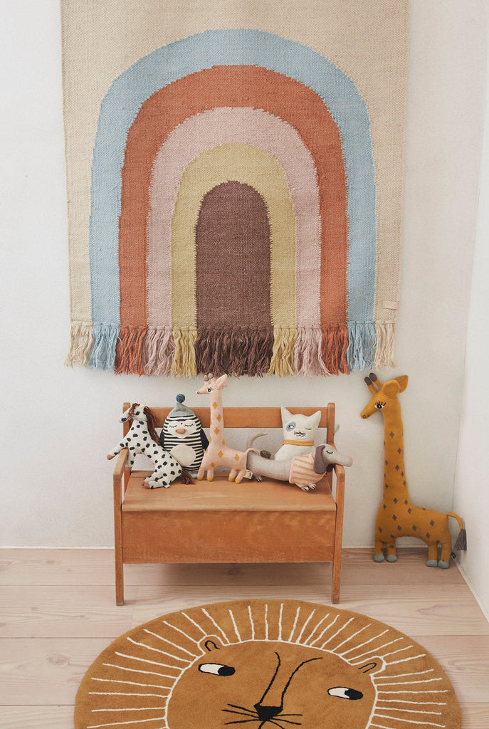 Oyoy MINI Lion rug - Caramel