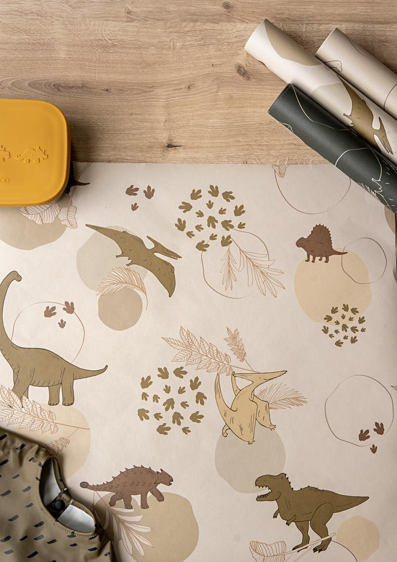 Behang Little Amour voor de kinderkamer Dino Planet