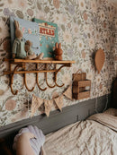 Papel de pantalla Little Amour Nova Flowers - Lila