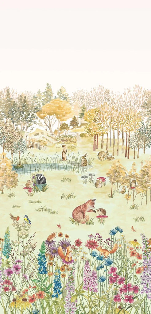 Behangstaal Little Greene - Potter's Woodland - Harvast