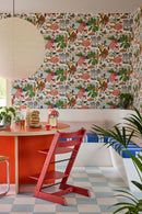 Little Greene Animal Kingdom Kinderbehang – Atomic | Kleurrijk Dierenbehang