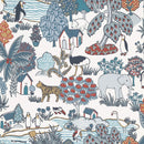 Behangstaal Little Greene - Animal Kingdom - Bassoon
