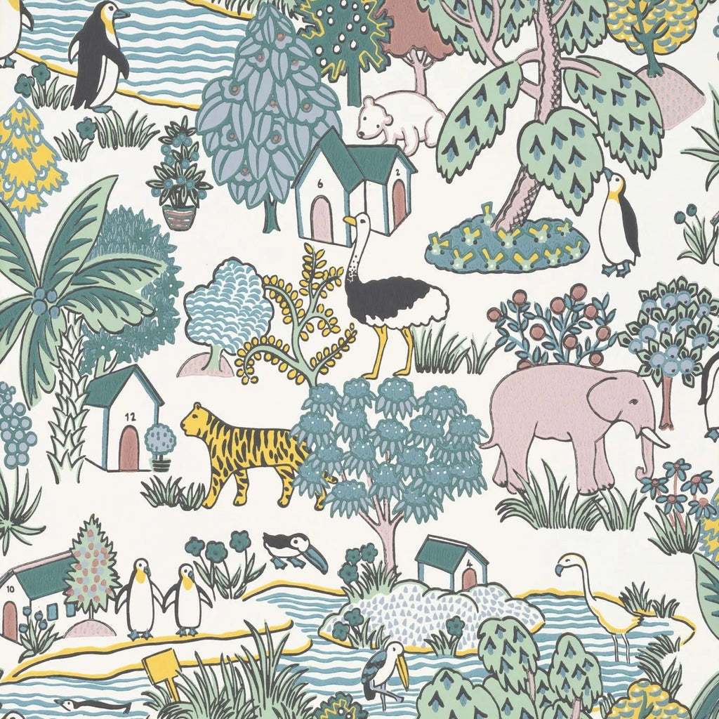 Behangstaal Little Greene - Animal Kingdom - Florence