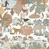 Behangstaal Little Greene - Animal Kingdom - Pea
