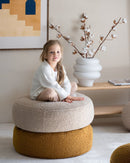 Wigiwama - Round Ottoman - Maple