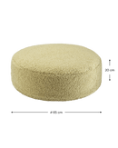 Wigiwama Matcha - Round Teddy Pouf