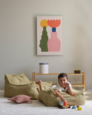 Wigiwama - ottoman carré de matcha