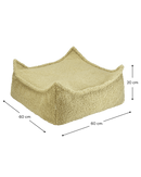 Wigiwama - ottoman carré de matcha