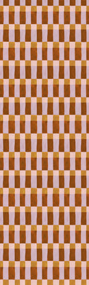 Papel pintado Meet Me at the Wall - Playful blocks Warm - Aniek Bartels