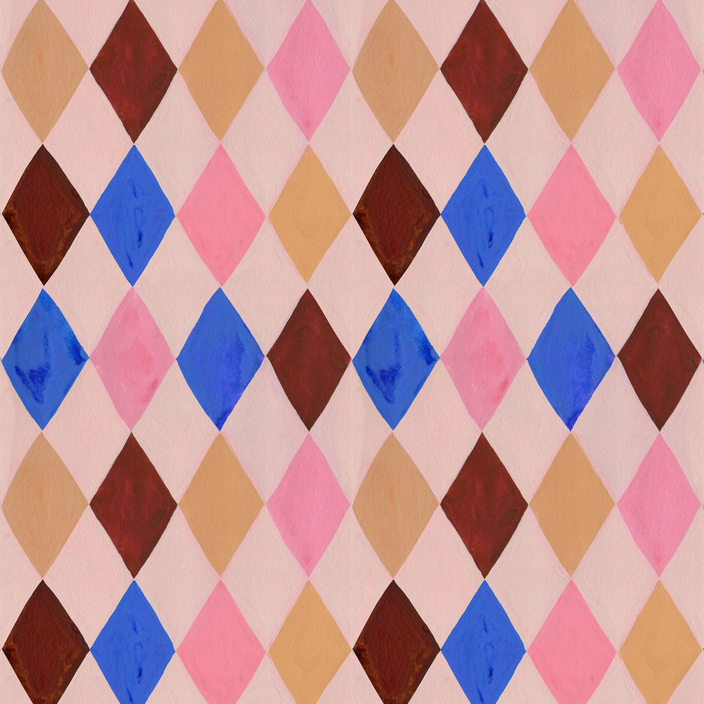 Wallpaper Sample Meet me at the Wall - Harlequin Pink Sky - Aniek Bartels