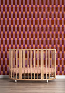Playful Blocks Amethyst Tapete – Meet Me at the Wall x Aniek Bartels