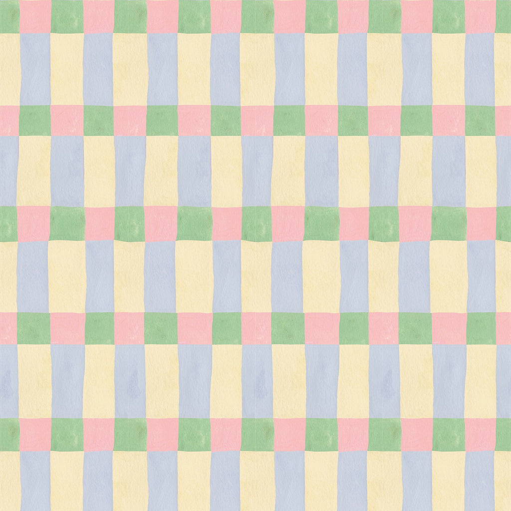 Tapetenmuster Meet me at the Wall - Playful blocks Pastell - Aniek Bartels