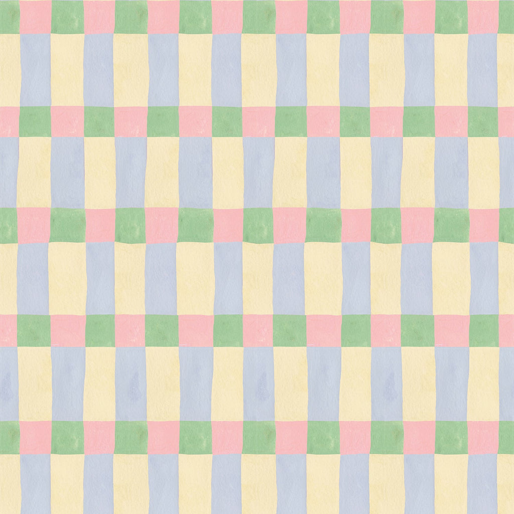Papel pintado Playful Blocks Pastel – Meet Me at the Wall x Aniek Bartels