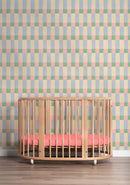 Papel pintado Playful Blocks Pastel – Meet Me at the Wall x Aniek Bartels