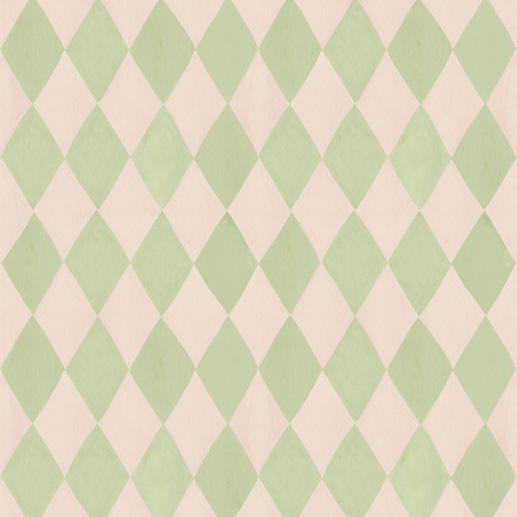 Wallpaper sample Meet me at the Wall - Harlequin Mint - Aniek Bartels