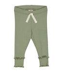 Müsli - Cozy me rib leggings/pants (poetry green)