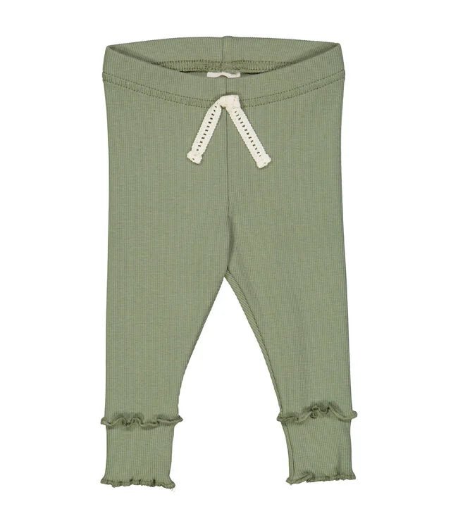 Müsli - Cozy me rib legging/broek (Poetry Green)