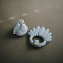 Natruba - Bissspielzeug / beißendes Pfau - hellblau