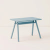 Growing Green kinderbureau Baltic Blue van Nobodinoz met houten frame en opbergplank