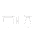 specificaties Nobodinoz kinderbureau van hout in donkergroene kleur- Deep Green