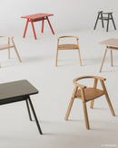 Nobodinoz Growing Green kinderbureau en kinderstoelen van Nobodinoz in diverse kleuren, minimalistisch design