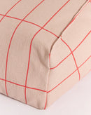 Nobodinoz - Vibes collectie - Zitzak - Pink red grid