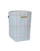 Nobodinoz - Vibes collection - Storage Basket - Blue red grid