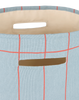 Nobodinoz - Vibes collection - Storage Basket - Blue red grid