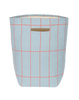 Nobodinoz - Vibes collection - Storage Basket - Blue red grid