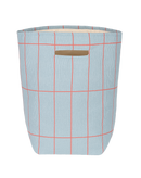 Nobodinoz - Vibes collection - Storage Basket - Blue red grid