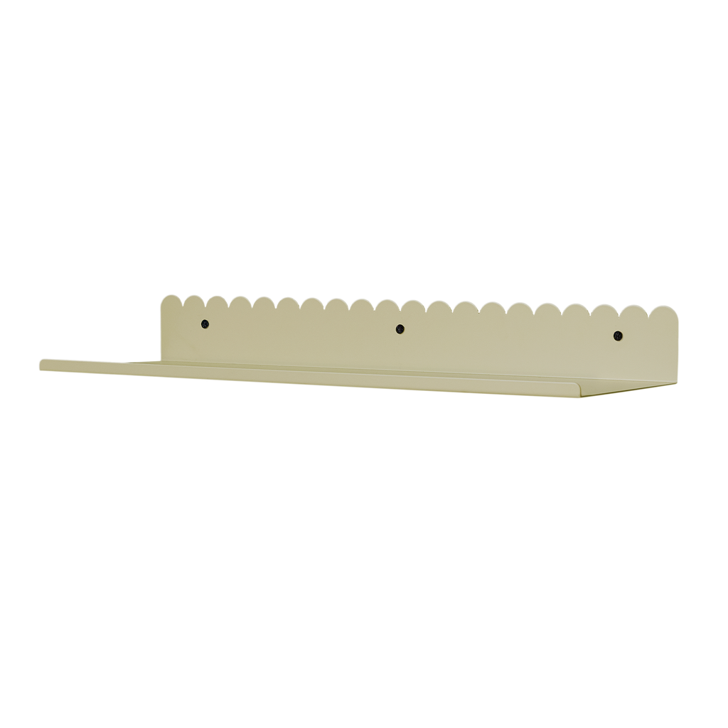 Vibes wandplank large Nobodinoz Green Tea gelakt staal schulprand