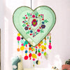 mintgroene hartlamp kinderkamer met borduursel en pailletten – NoÏ Heart Mint
