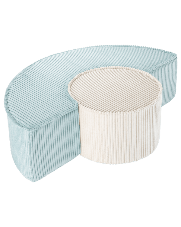 Wigiwama - Peppermint Green Pouf Set