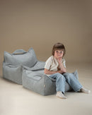 Wigiwama - Square Pouf - Peppermint Green