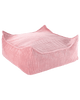  Wigiwama - Pink Mousse Square Pouf 