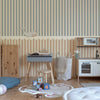 Dekornik Rustic Classic Light Behang – Gestreept Vliesbehang Kinderkamer