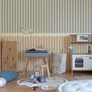Dekornik Rustic Classic Light Behang – Gestreept Vliesbehang Kinderkamer