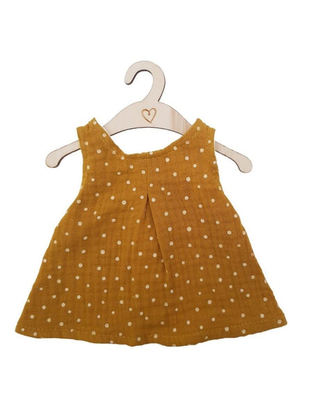 Hollie jurk voor Paola Reina Gordi pop ochre dots