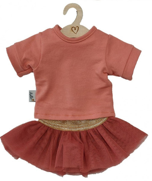 Hollie Poppenkleding Rok en Shirt - Candy Terra