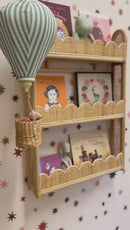 Leo & Moon - Rotan boekenrekje wandrek