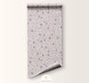 wallpaper flowers lilac pink nursery girls room wallpapers for kids children