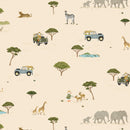 Atelier Florentine Safari Ducks Behang – Speels Kinderbehang met Dieren & Safari