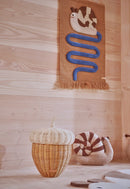 Oyoy Mini - Sally Snail on the way Wall Dood - Optic Blue