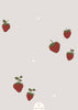 Children's wallpaper, kids decor with strawberries wallpaper for nursery